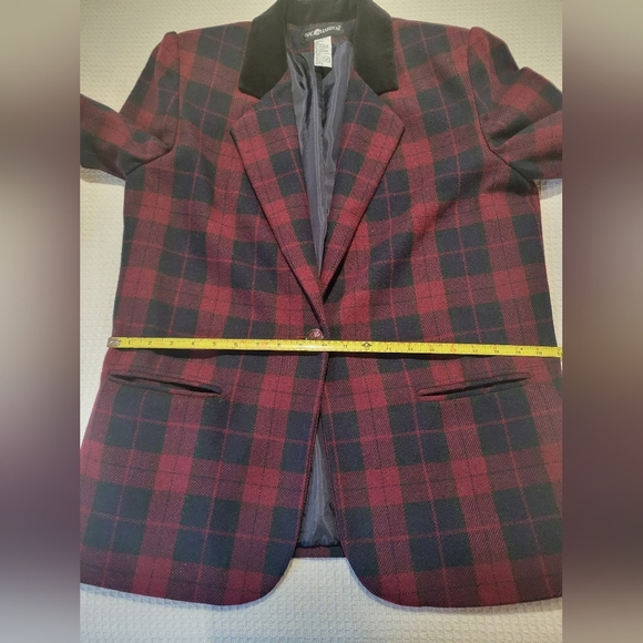 Sag Harbor Plaid Blazer - Red and Blue - Picture 9 of 13